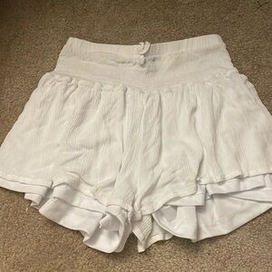 STREETWEAR SOCIETY: Skirt with built in shorts flowy lightweight ruffles